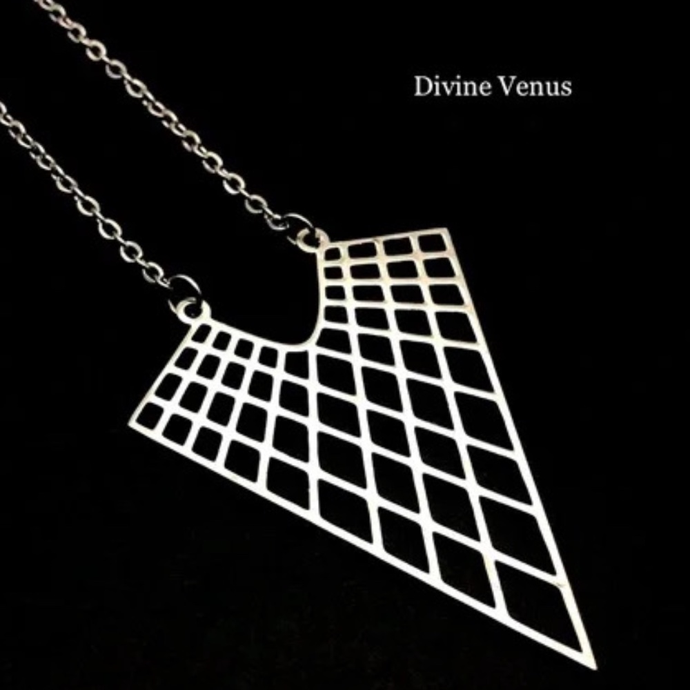 Triangular Statement Necklace | Stainless Steel